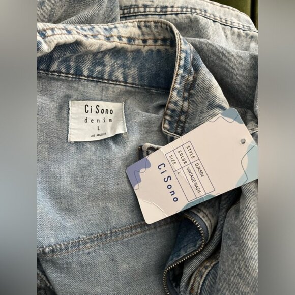 Ci sono denim Vintage wash jacket - Picture 6 of 7